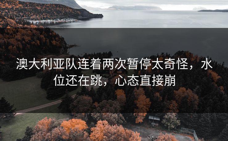 澳大利亚队连着两次暂停太奇怪，水位还在跳，心态直接崩
